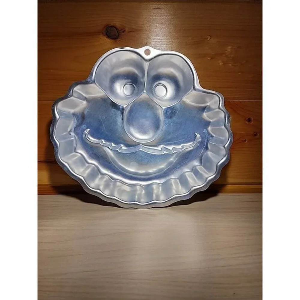 Elmo Vtg 2002 Wilton Face Cake Pan 2105-3461 Mold Sesame Street Birthday Gift